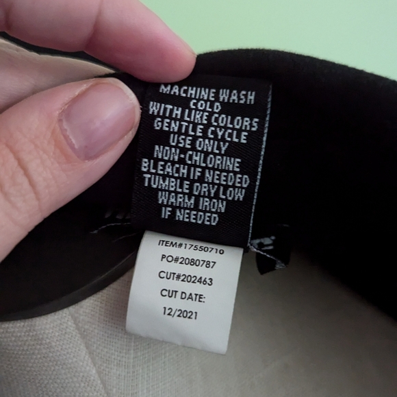 Black Babydoll Collared Dress - Picture 5 of 6